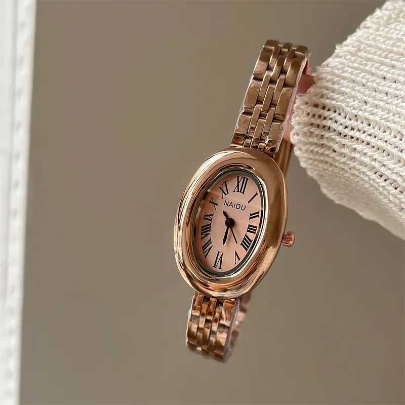 Oval rose gold